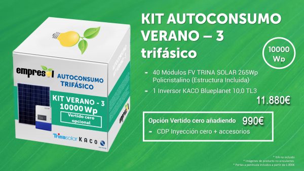 Kit Autoconsumo Trifásico 10000Wp - Imagen 2