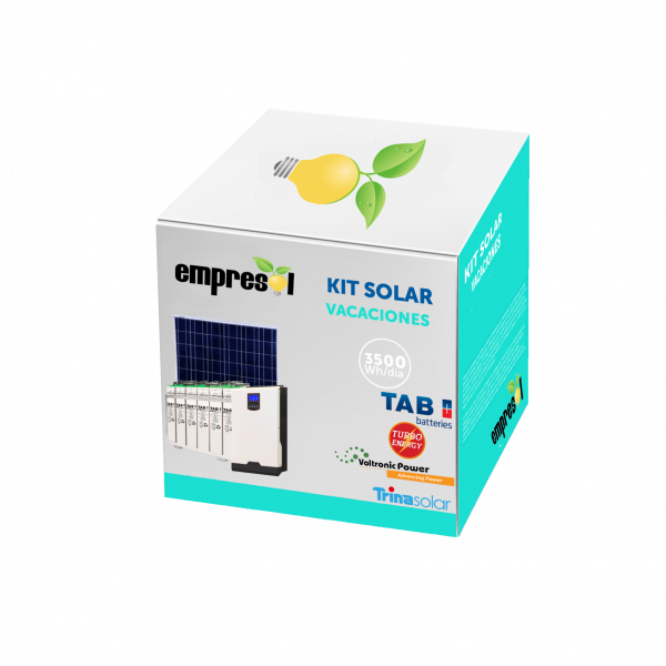 Kit Solar Aislado 3500Wh/día